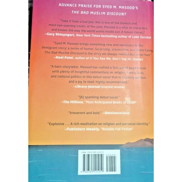 The Bad Muslim Discount – A Novel by Syed M. Masood, Hardcover, New - Picture 3 of 6